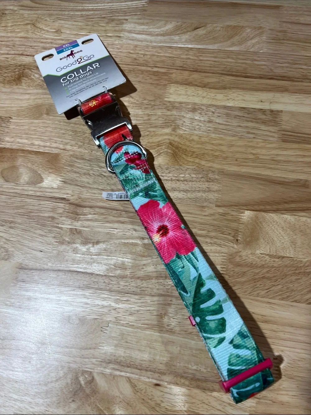 Good2Go Floral Large Dog Collar - XXL-XXXL 90-140lbs 27-38” neck z97